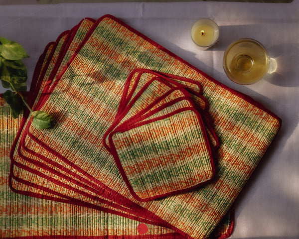 Set of Table Runner, Mats and Coasters