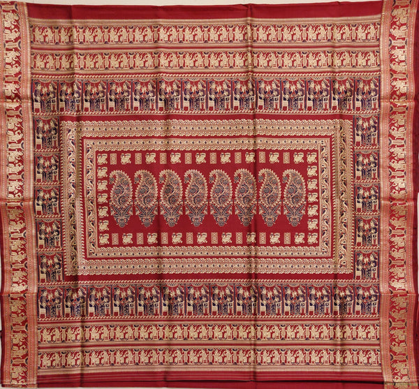 Bengal Revival Baluchari Silk Saree