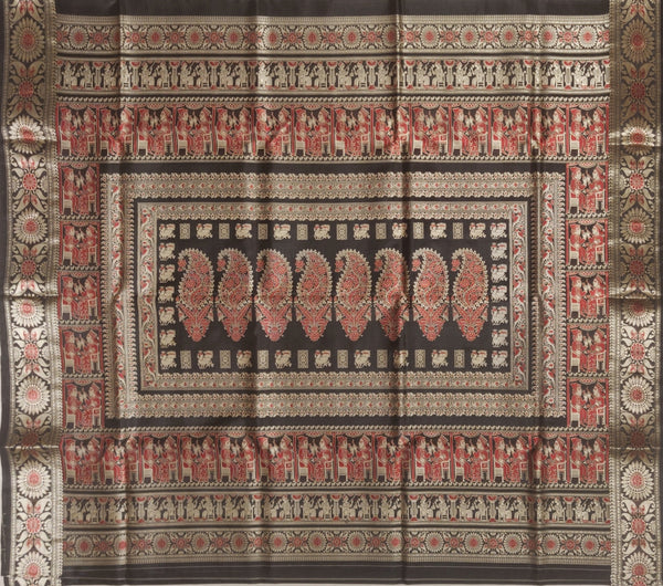 Bengal Revival Baluchari Silk Saree