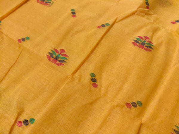 Handwoven Bengal Tant Saree (Tangail Saree)