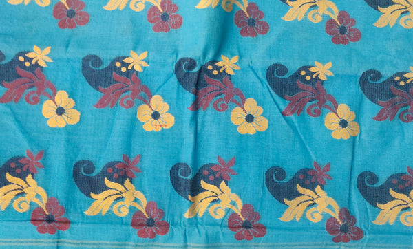 Handwoven Bengal Tant Saree (Tangail Saree)