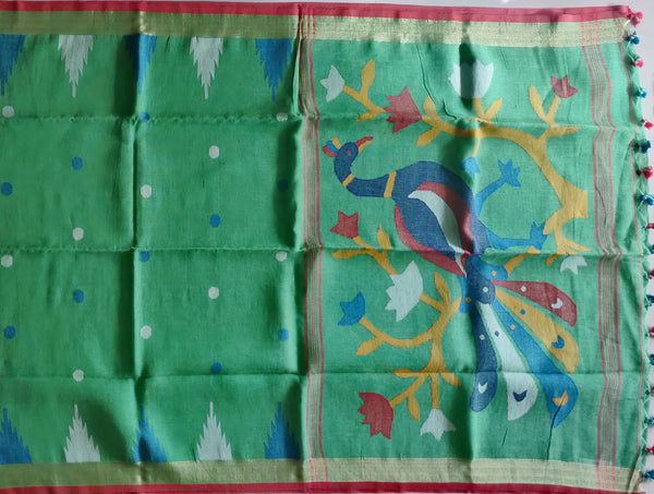 Bengal Linen Saree