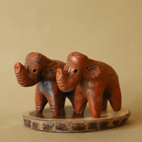 Bengal Terracotta Rustic Elephant