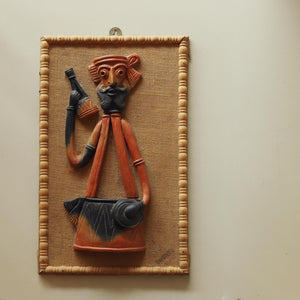 Bengal Terracotta Baul Wall Hanging