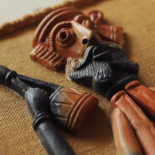 Bengal Terracotta Baul Wall Hanging