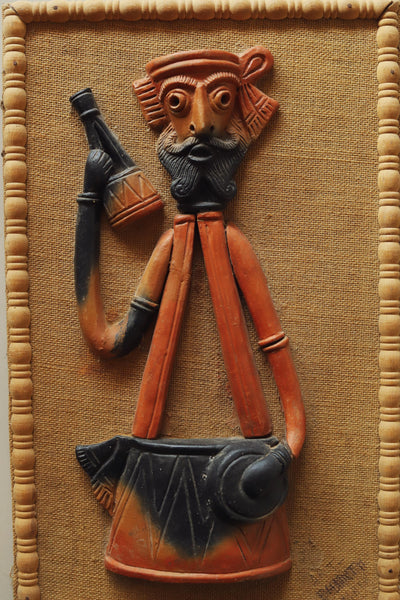 Bengal Terracotta Baul Wall Hanging