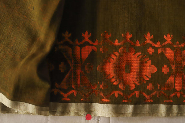 Handwoven Cotton Saree