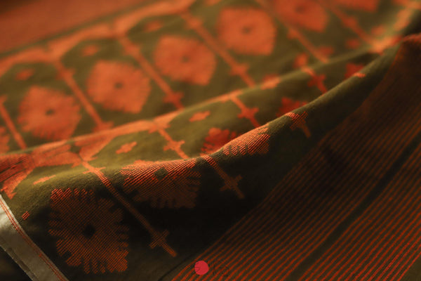 Handwoven Cotton Saree