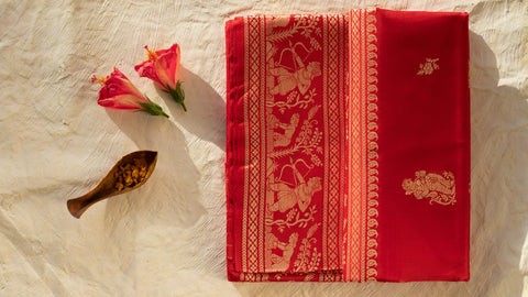 Bengal Baluchari Silk Saree