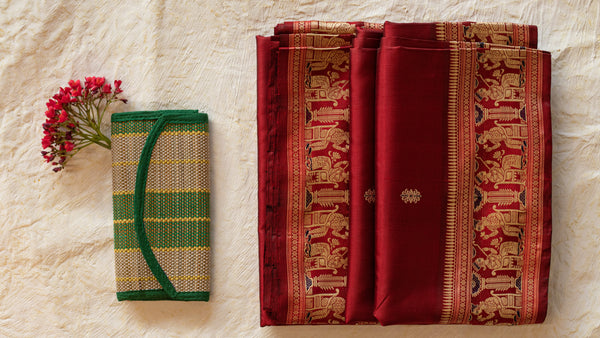 Bengal Revival Baluchari Silk Saree