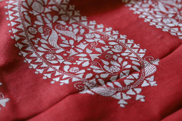 Kantha Silk Saree