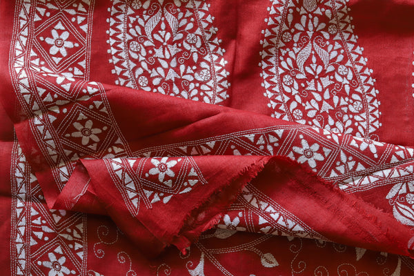 Kantha Silk Saree